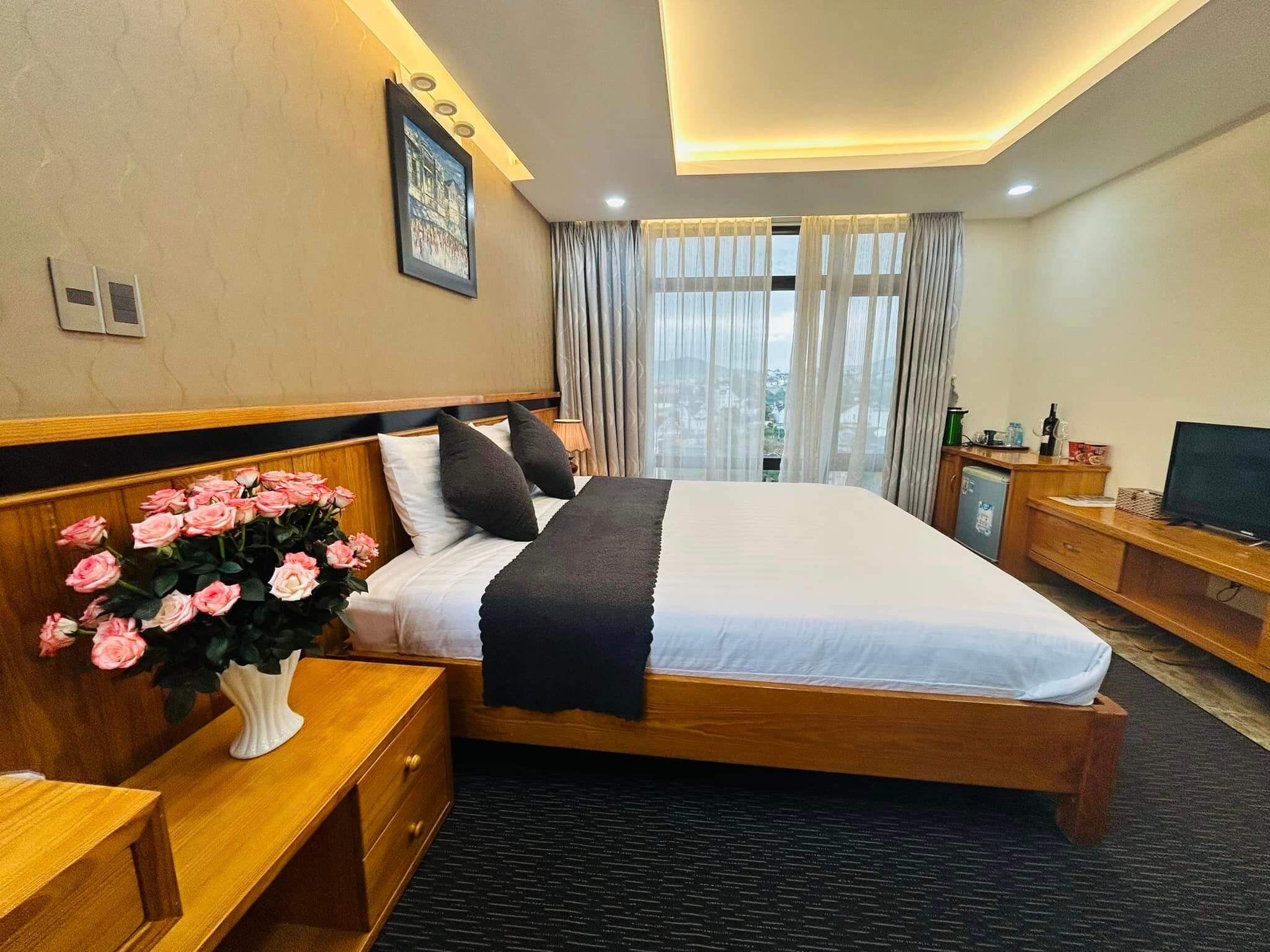 Nội thất phòng nghỉ đầy đủ, tiện nghi